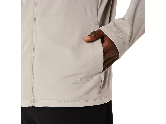 ACTIBREEZE JACQUARD GRID JAKKE MED FULD LYNLÅS