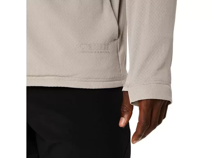 ACTIBREEZE JACQUARD GRID JAKKE MED FULD LYNLÅS