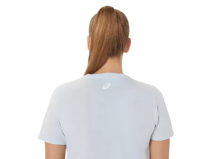 ASICS DAME HIBISCUS SLOGAN CREW ASICS DAME HIBISCUS SLOGAN CREW