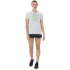 ASICS DAME HIBISCUS SLOGAN CREW ASICS DAME HIBISCUS SLOGAN CREW