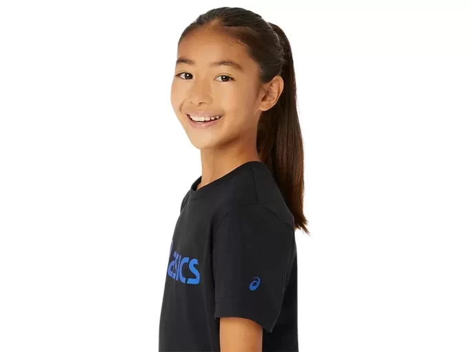 ASICS LOGO KORTÆRMET T-SHIRT