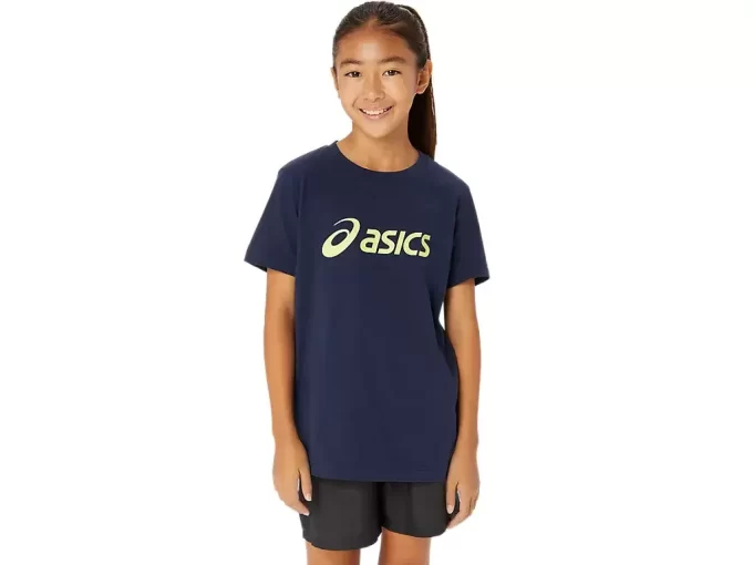 ASICS LOGO KORTÆRMET T-SHIRT