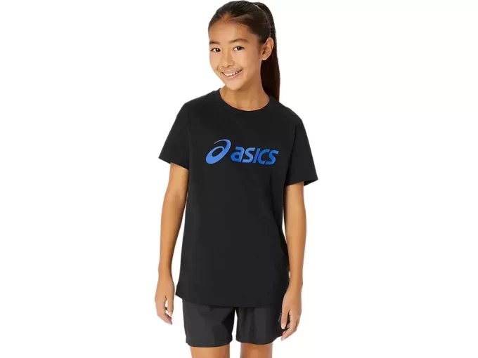 ASICS LOGO KORTÆRMET T-SHIRT