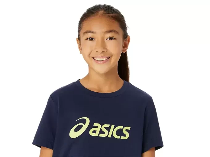 ASICS LOGO KORTÆRMET T-SHIRT