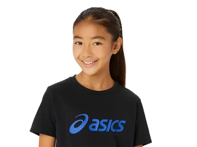 ASICS LOGO KORTÆRMET T-SHIRT