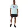 ASICS RETRO SUNSET KORTÆRMET T-SHIRT ASICS RETRO SUNSET KORTÆRMET T-SHIRT