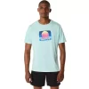 ASICS RETRO SUNSET KORTÆRMET T-SHIRT ASICS RETRO SUNSET KORTÆRMET T-SHIRT