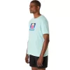 ASICS RETRO SUNSET KORTÆRMET T-SHIRT ASICS RETRO SUNSET KORTÆRMET T-SHIRT