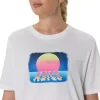 ASICS RETRO SUNSET KORTÆRMET T-SHIRT