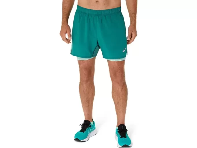 ASICS SILVER 2N1 5IN SHORT ASICS SILVER 2N1 5IN SHORT