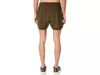 ASICS SILVER 2N1 5IN SHORT ASICS SILVER 2N1 5IN SHORT