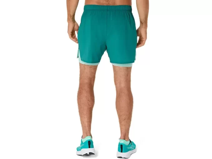 ASICS SILVER 2N1 5IN SHORT ASICS SILVER 2N1 5IN SHORT