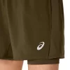 ASICS SILVER 2N1 5IN SHORT