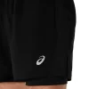 ASICS SILVER 2N1 5IN SHORT ASICS SILVER 2N1 5IN SHORT