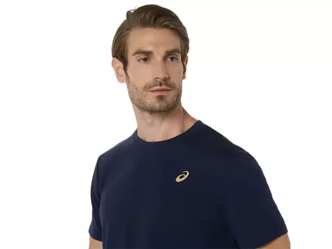 ASICS SPIRAL BRODERET T-SHIRT