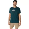 ASICS STRIBEDE KORTÆRMET T-SHIRT