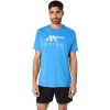 ASICS STRIBEDE KORTÆRMET T-SHIRT ASICS STRIBEDE KORTÆRMET T-SHIRT