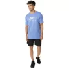 ASICS STRIBEDE KORTÆRMET T-SHIRT