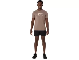 ASICS STRIBEDE KORTÆRMET T-SHIRT