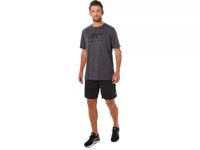ASICS STRIBEDE KORTÆRMET T-SHIRT ASICS STRIBEDE KORTÆRMET T-SHIRT