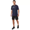 ASICS STRIBEDE KORTÆRMET T-SHIRT
