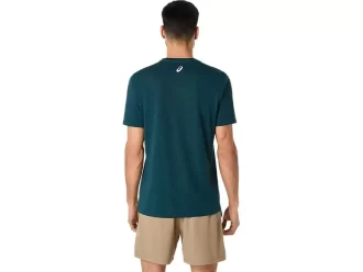 ASICS STRIBEDE KORTÆRMET T-SHIRT