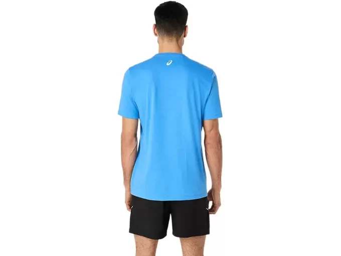 ASICS STRIBEDE KORTÆRMET T-SHIRT ASICS STRIBEDE KORTÆRMET T-SHIRT