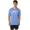 ASICS STRIBEDE KORTÆRMET T-SHIRT