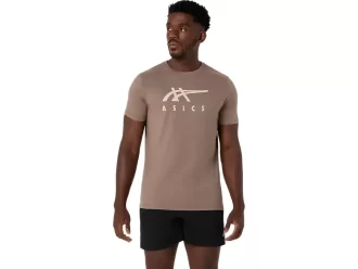 ASICS STRIBEDE KORTÆRMET T-SHIRT