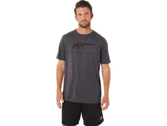 ASICS STRIBEDE KORTÆRMET T-SHIRT