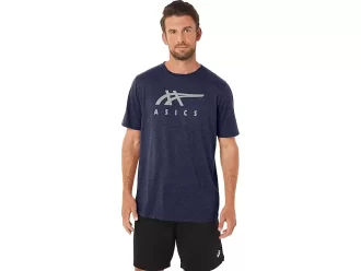ASICS STRIBEDE KORTÆRMET T-SHIRT
