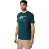 ASICS STRIBEDE KORTÆRMET T-SHIRT