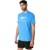 ASICS STRIBEDE KORTÆRMET T-SHIRT ASICS STRIBEDE KORTÆRMET T-SHIRT