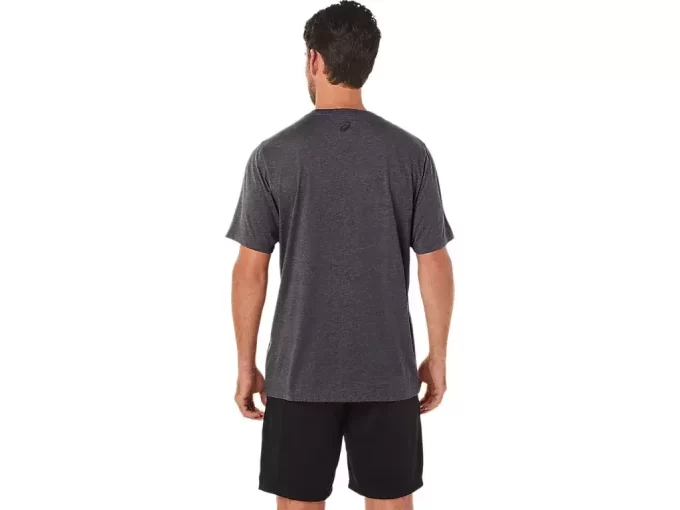 ASICS STRIBEDE KORTÆRMET T-SHIRT ASICS STRIBEDE KORTÆRMET T-SHIRT