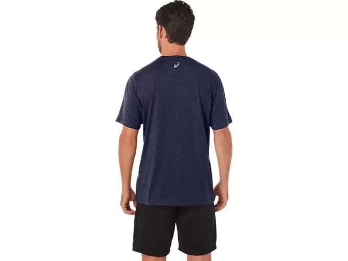 ASICS STRIBEDE KORTÆRMET T-SHIRT