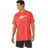 ASICS STRIBEDE KORTÆRMET T-SHIRT