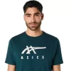 ASICS STRIBEDE KORTÆRMET T-SHIRT