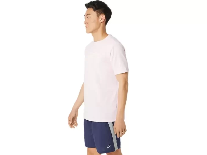 ASICS STRIBEDE KORTÆRMET T-SHIRT ASICS STRIBEDE KORTÆRMET T-SHIRT