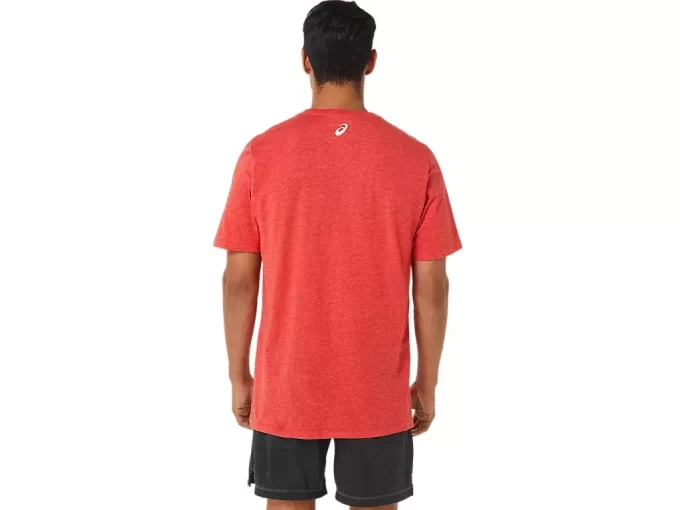 ASICS STRIBEDE KORTÆRMET T-SHIRT
