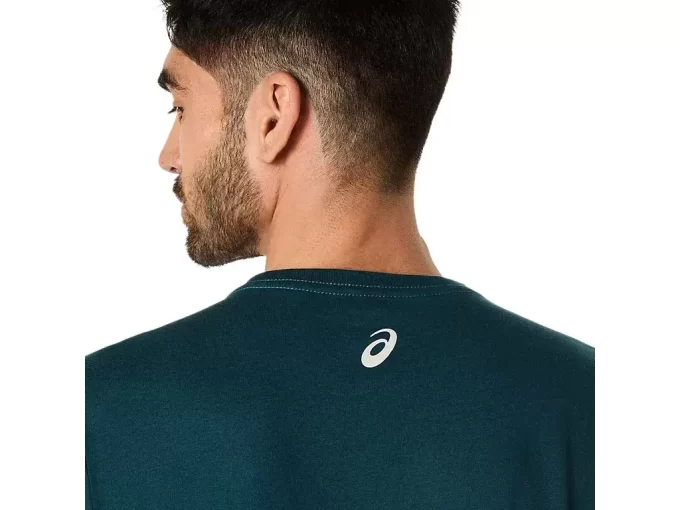 ASICS STRIBEDE KORTÆRMET T-SHIRT