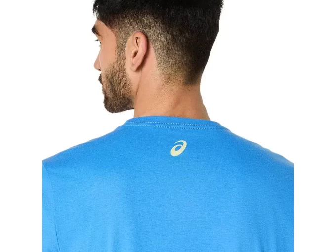 ASICS STRIBEDE KORTÆRMET T-SHIRT ASICS STRIBEDE KORTÆRMET T-SHIRT