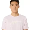 ASICS STRIBEDE KORTÆRMET T-SHIRT ASICS STRIBEDE KORTÆRMET T-SHIRT