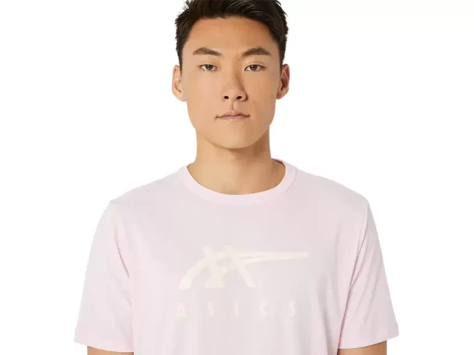 ASICS STRIBEDE KORTÆRMET T-SHIRT ASICS STRIBEDE KORTÆRMET T-SHIRT