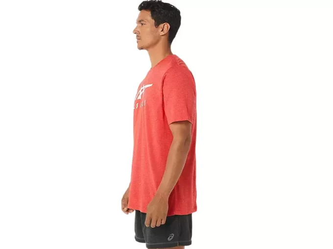 ASICS STRIBEDE KORTÆRMET T-SHIRT
