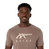 ASICS STRIBEDE KORTÆRMET T-SHIRT ASICS STRIBEDE KORTÆRMET T-SHIRT