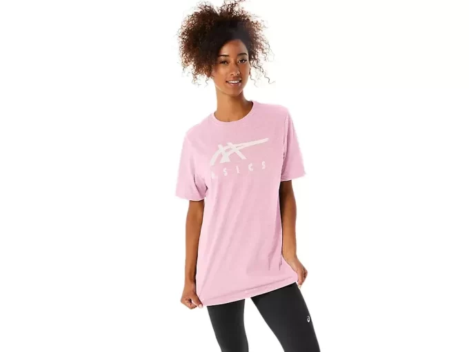 ASICS STRIBEDE KORTÆRMET T-SHIRT ASICS STRIBEDE KORTÆRMET T-SHIRT