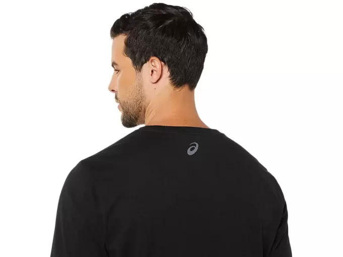 ASICS STRIBEDE KORTÆRMET T-SHIRT