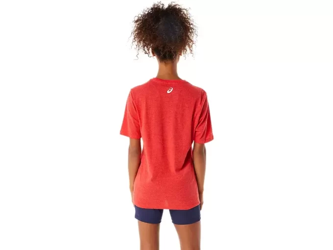 ASICS STRIBEDE KORTÆRMET T-SHIRT