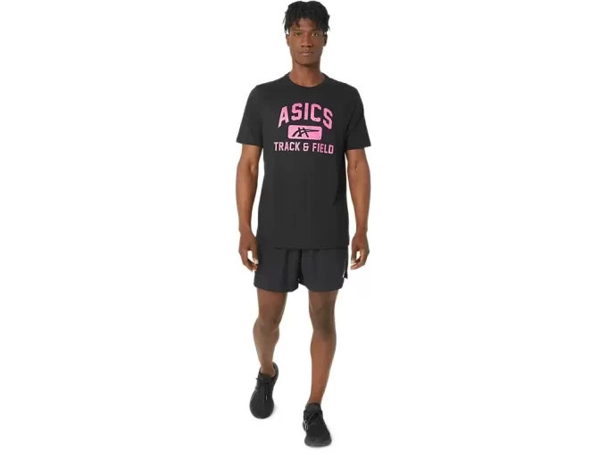 ASICS UNISEX TRACK AND FIELD GRAFISK T-SHIRT ASICS UNISEX TRACK AND FIELD GRAFISK T-SHIRT