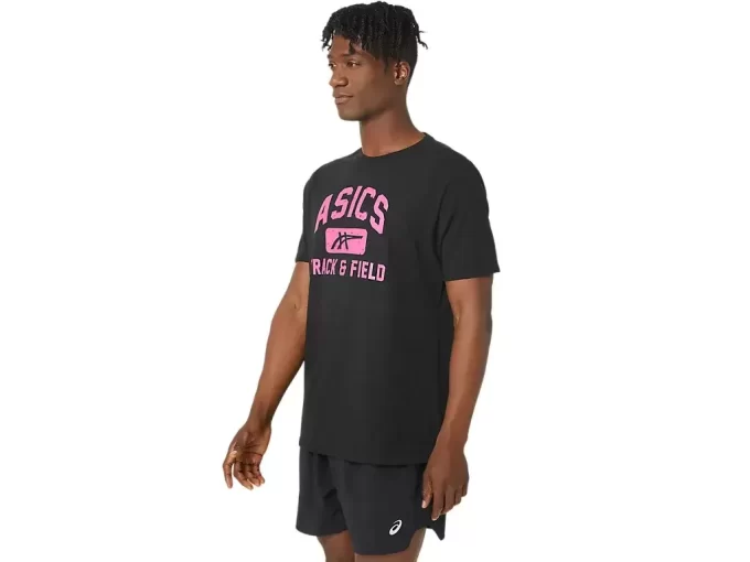 ASICS UNISEX TRACK AND FIELD GRAFISK T-SHIRT ASICS UNISEX TRACK AND FIELD GRAFISK T-SHIRT